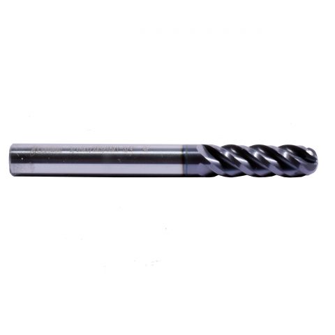 4flute ball nose solid carbide end mill titanium tungsten end mill cutting bit