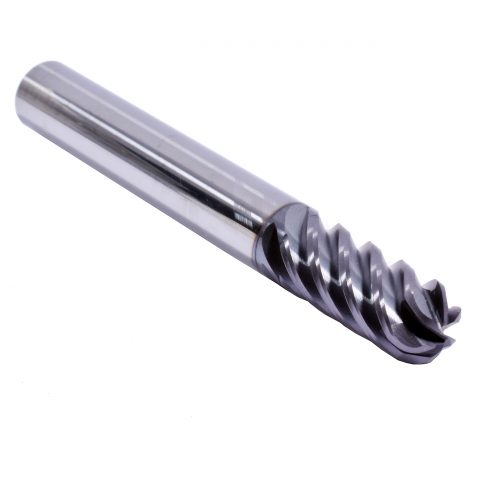 6flute ball nose solid carbide end mill titanium