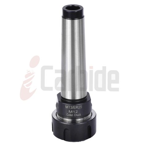 M12 MT3 ER25 MILLING COLLET CHUCK TOOL HOLDER